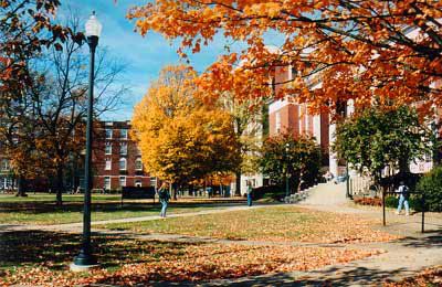 美国莫瑞州立大学校园里的秋天