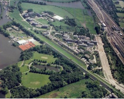 荷兰阿姆斯特丹大学鸟瞰图