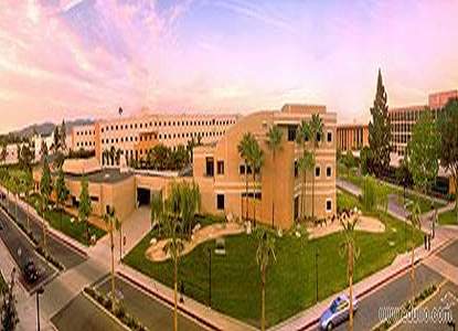 美国加州州立大学北岭分校俯览图