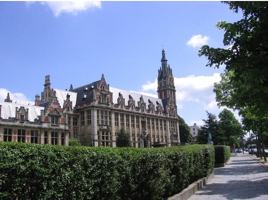 比利时法语布鲁塞尔自由大学校园风景