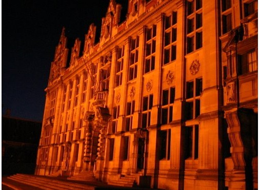 比利时法语布鲁塞尔自由大学夜景