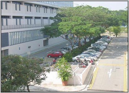 新加坡淡马锡理工学院停车场