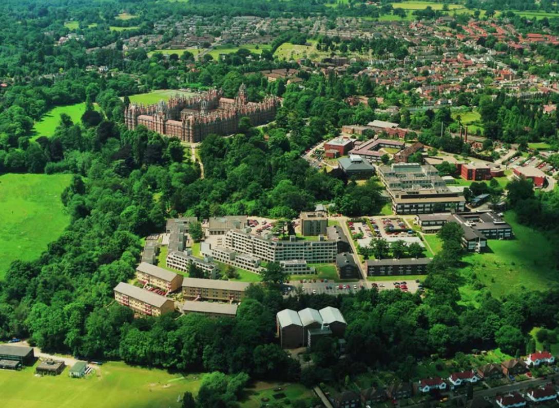 英国伦敦大学皇家霍洛威学院鸟瞰图